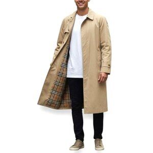 Vintage Burberry of London Camden Trench Coat Nova Check Lining